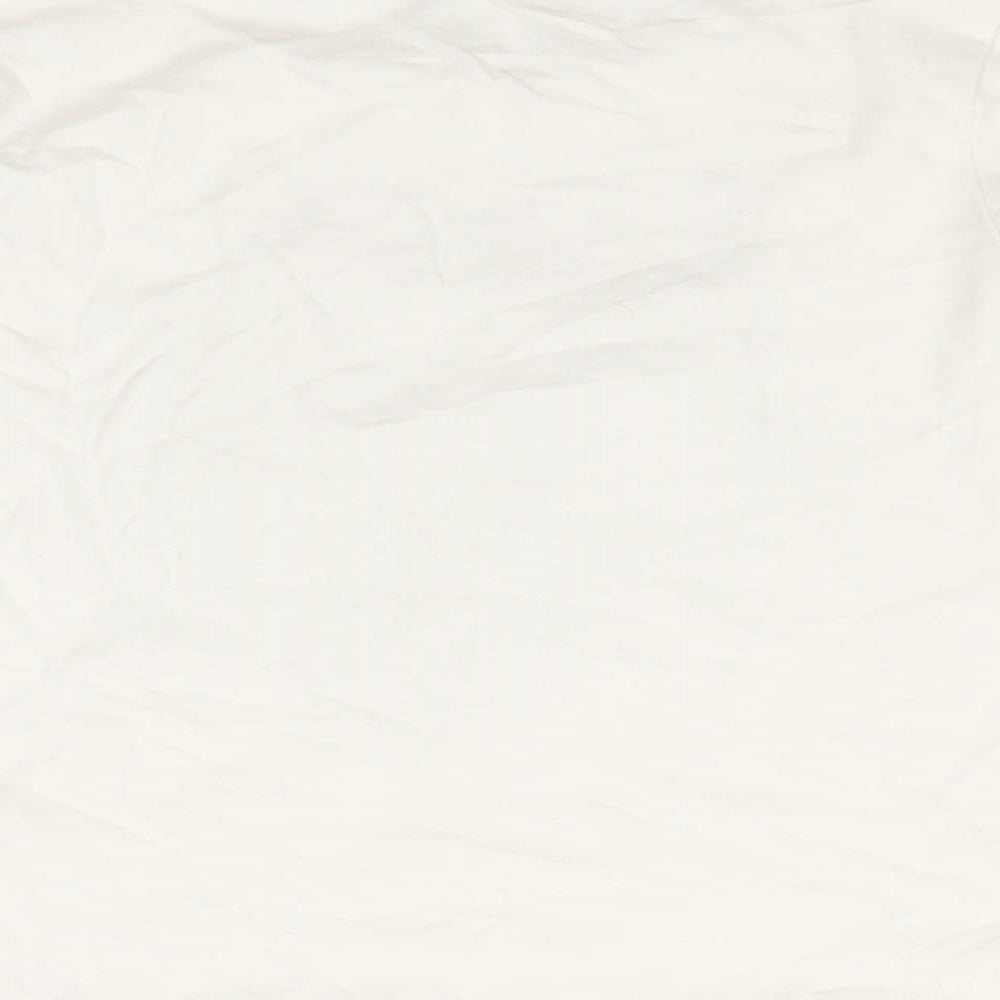 H&M Girls White   Basic T-Shirt Size 4-5 Years