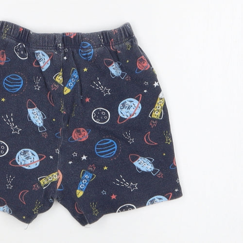 George Baby Blue Solid   Sleep Shorts Size 18-24 Months