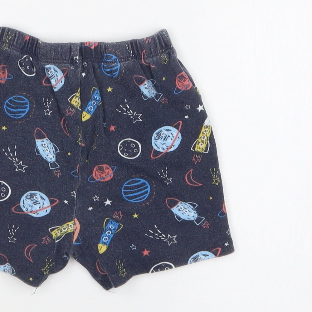 George Baby Blue Solid   Sleep Shorts Size 18-24 Months
