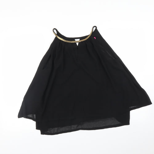 Boohoo Womens Black   Basic Blouse Size 10