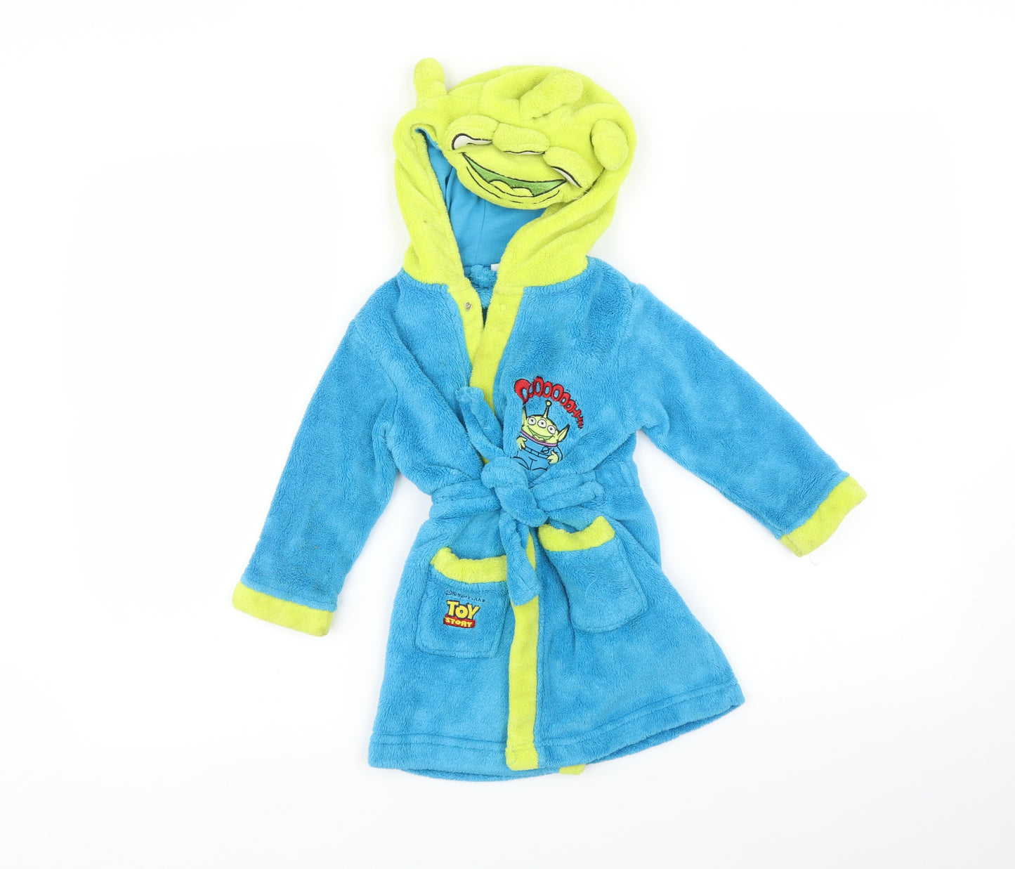 Disney Baby Blue    Robe Size 12-18 Months  - Toy story