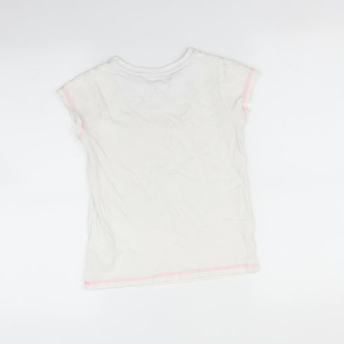 TU Girls White   Basic T-Shirt Size 8-9 Years