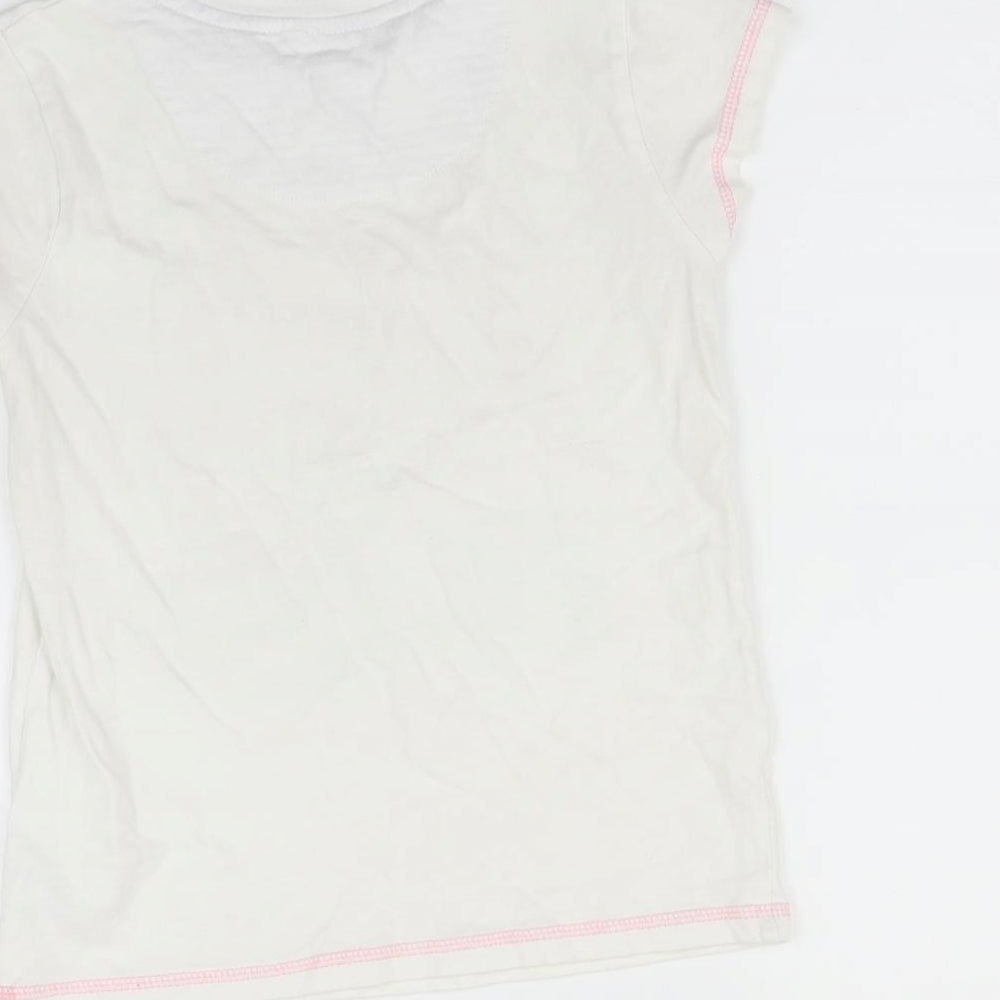 TU Girls White   Basic T-Shirt Size 8-9 Years