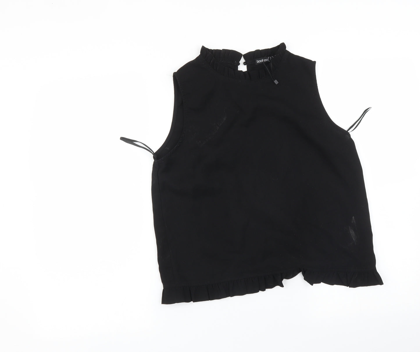 Boohoo Womens Black   Basic T-Shirt Size 8