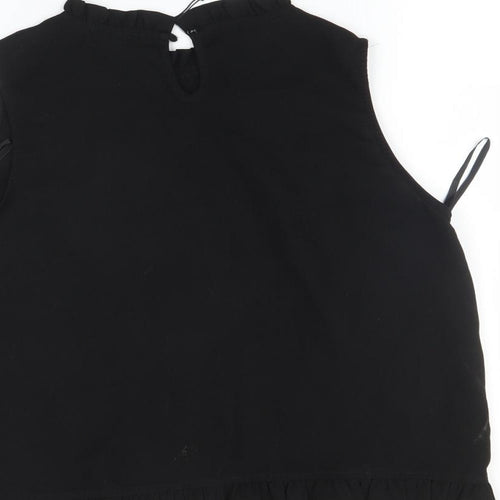 Boohoo Womens Black   Basic T-Shirt Size 8