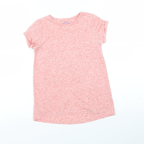 TU Girls Red   Basic T-Shirt Size 7 Years
