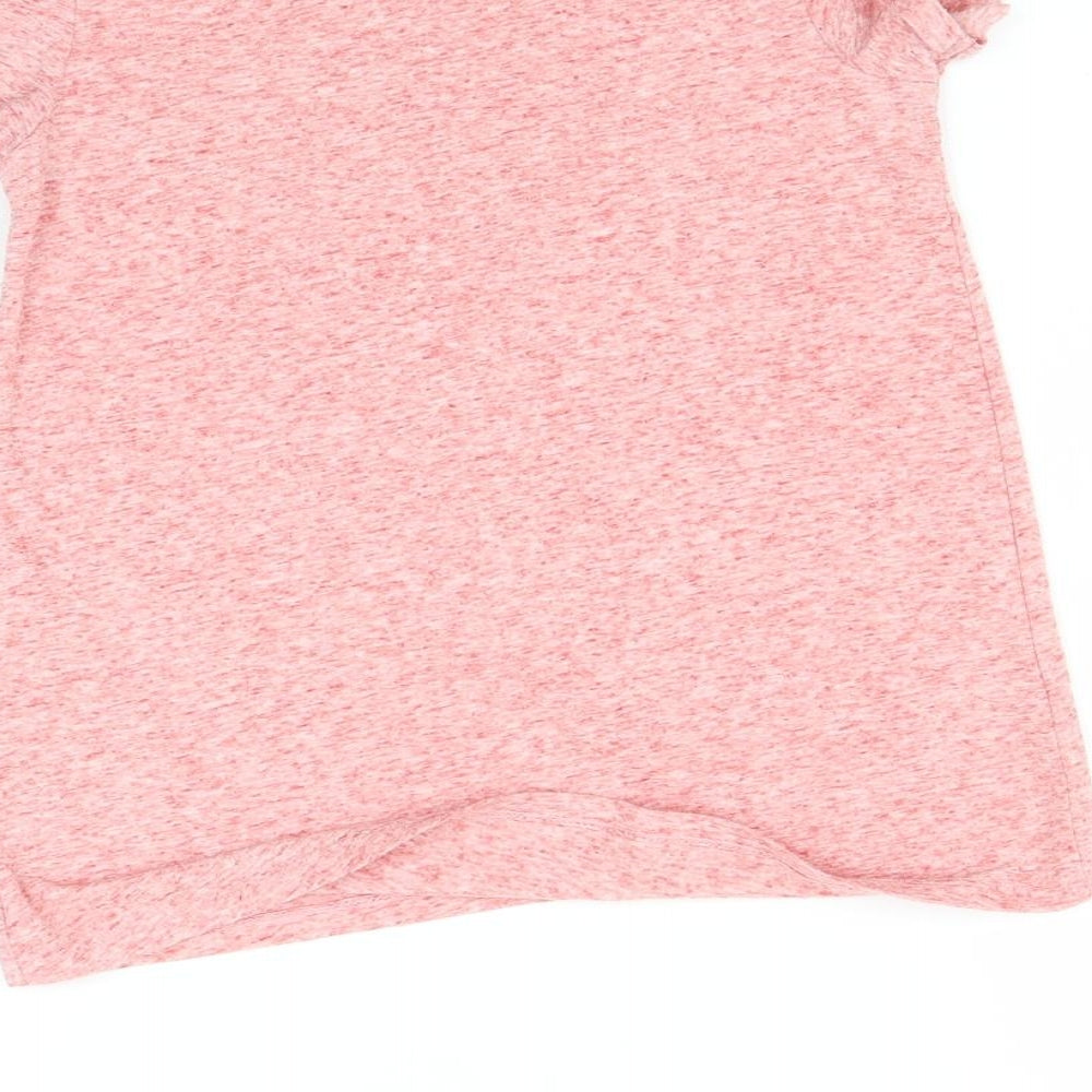 TU Girls Red   Basic T-Shirt Size 7 Years