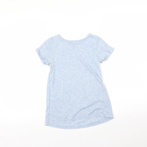 TU Girls Blue   Basic T-Shirt Size 7 Years