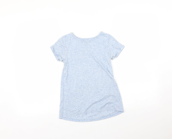 TU Girls Blue   Basic T-Shirt Size 7 Years