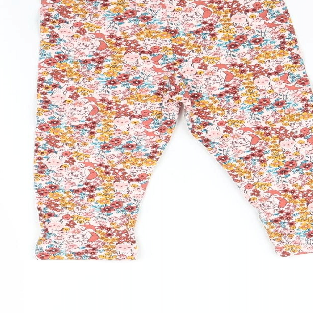 Matalan Baby Multicoloured Floral   Leggings Size 9-12 Months