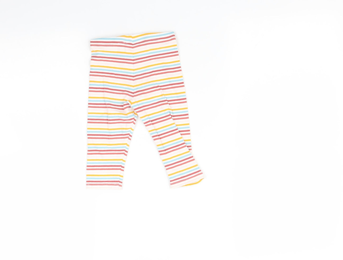 Matalan Baby Multicoloured Striped   Leggings Size 9-12 Months