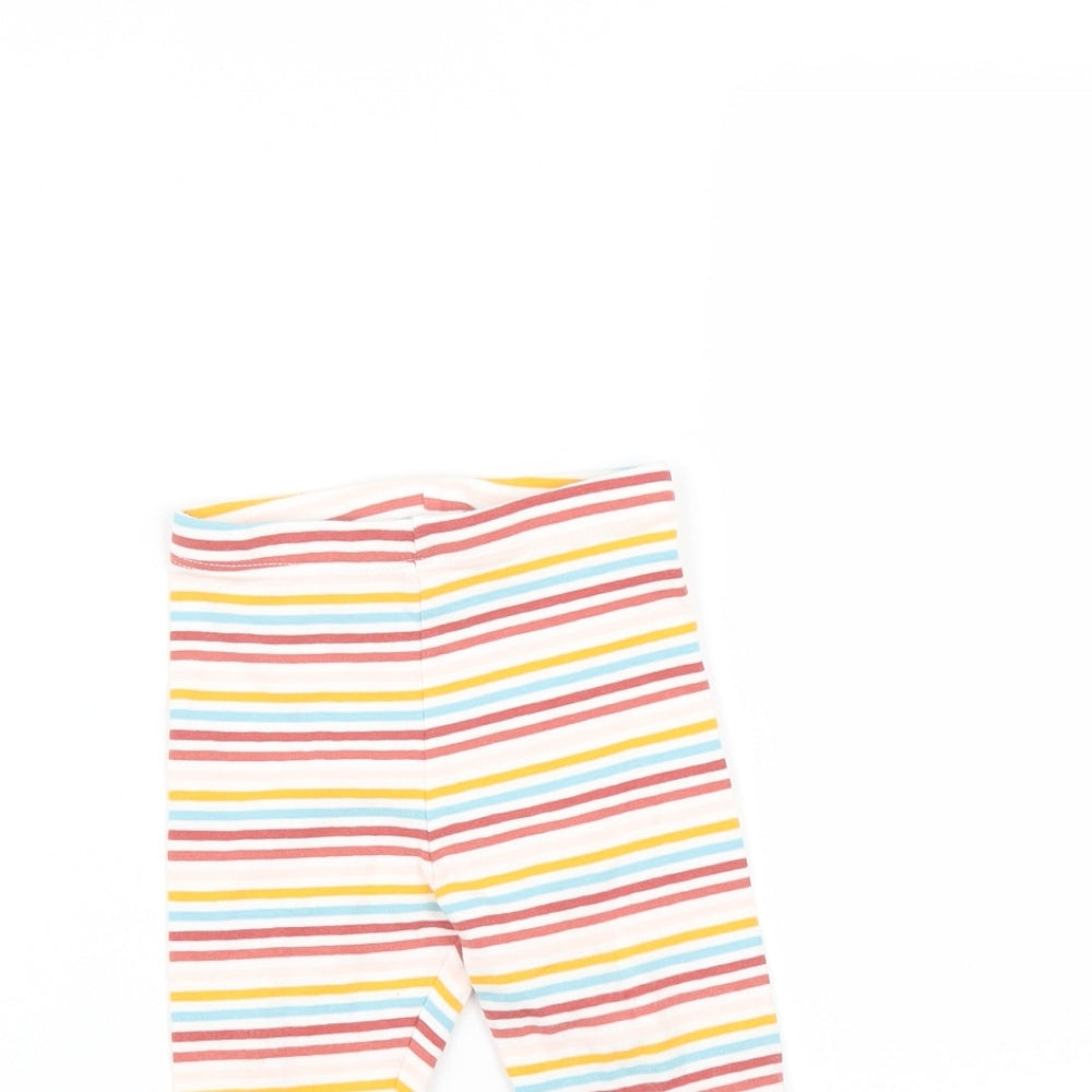 Matalan Baby Multicoloured Striped   Leggings Size 9-12 Months