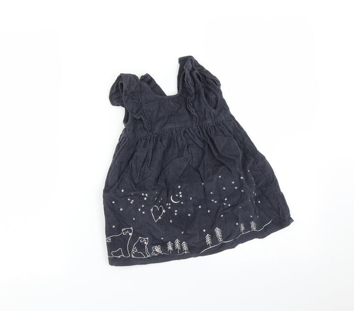 George Baby Blue A-Line Size 9-12 Months