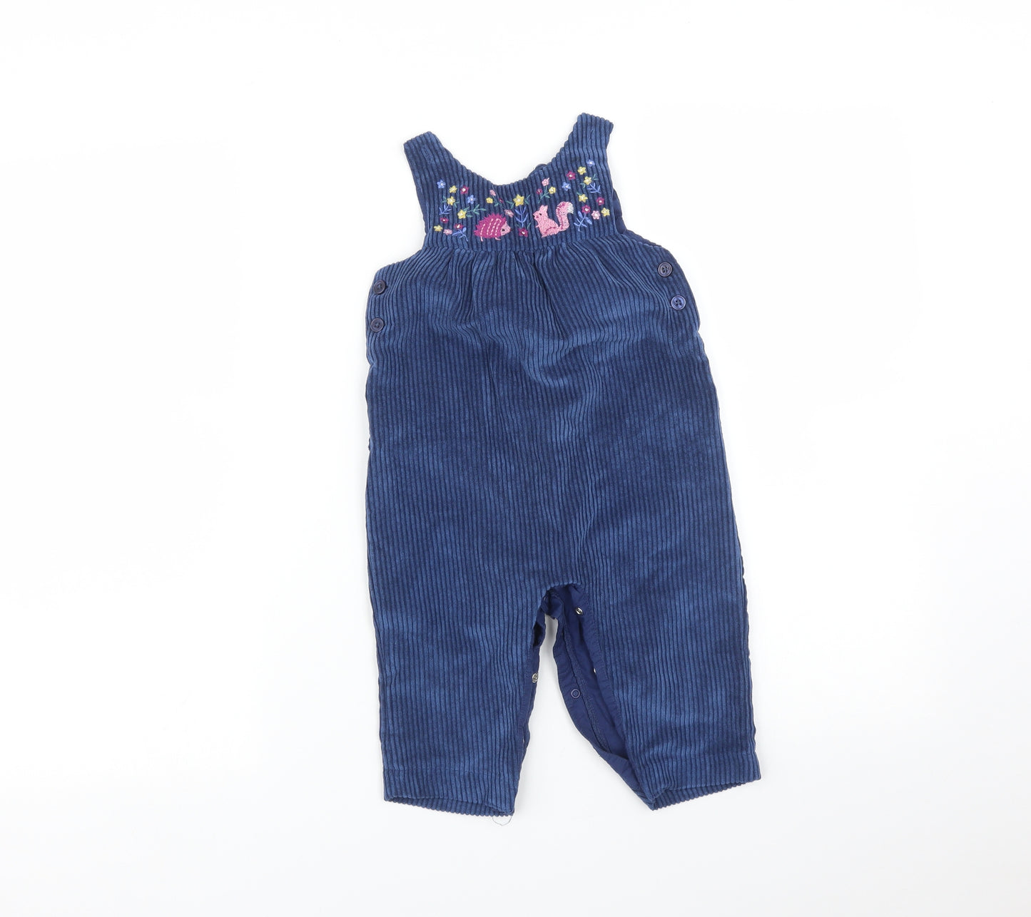 Nutmeg Baby Blue   Dungaree One-Piece Size 9-12 Months