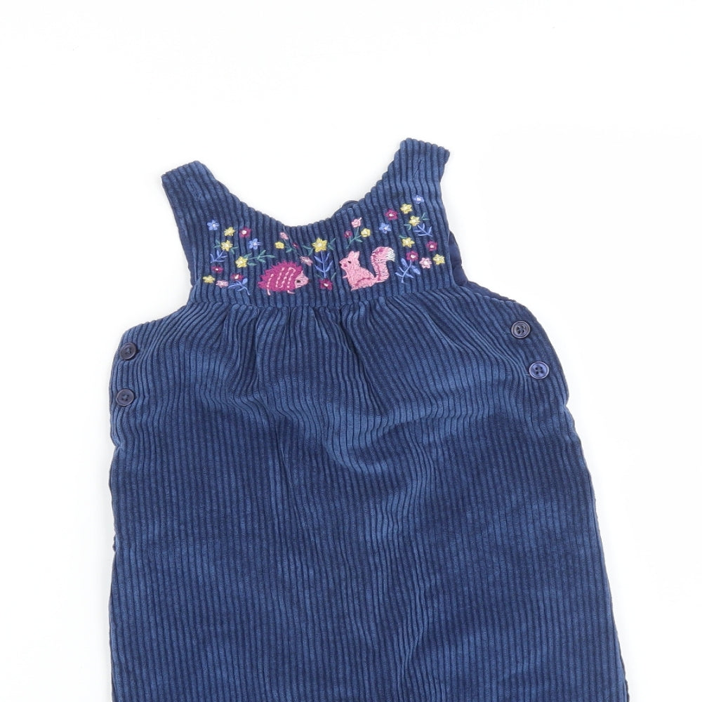 Nutmeg Baby Blue   Dungaree One-Piece Size 9-12 Months