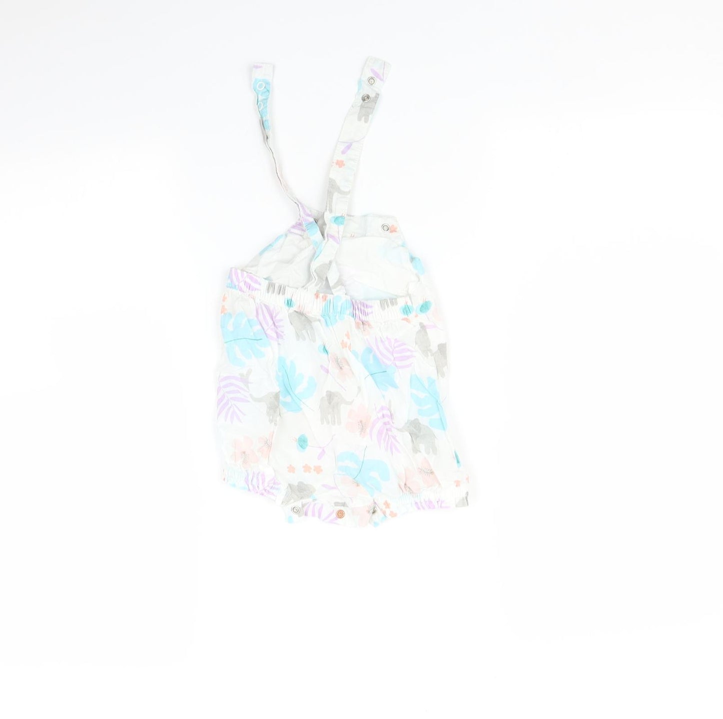 Marks and Spencer Baby Multicoloured   Romper One-Piece Size 0-3 Months  - Leaf print