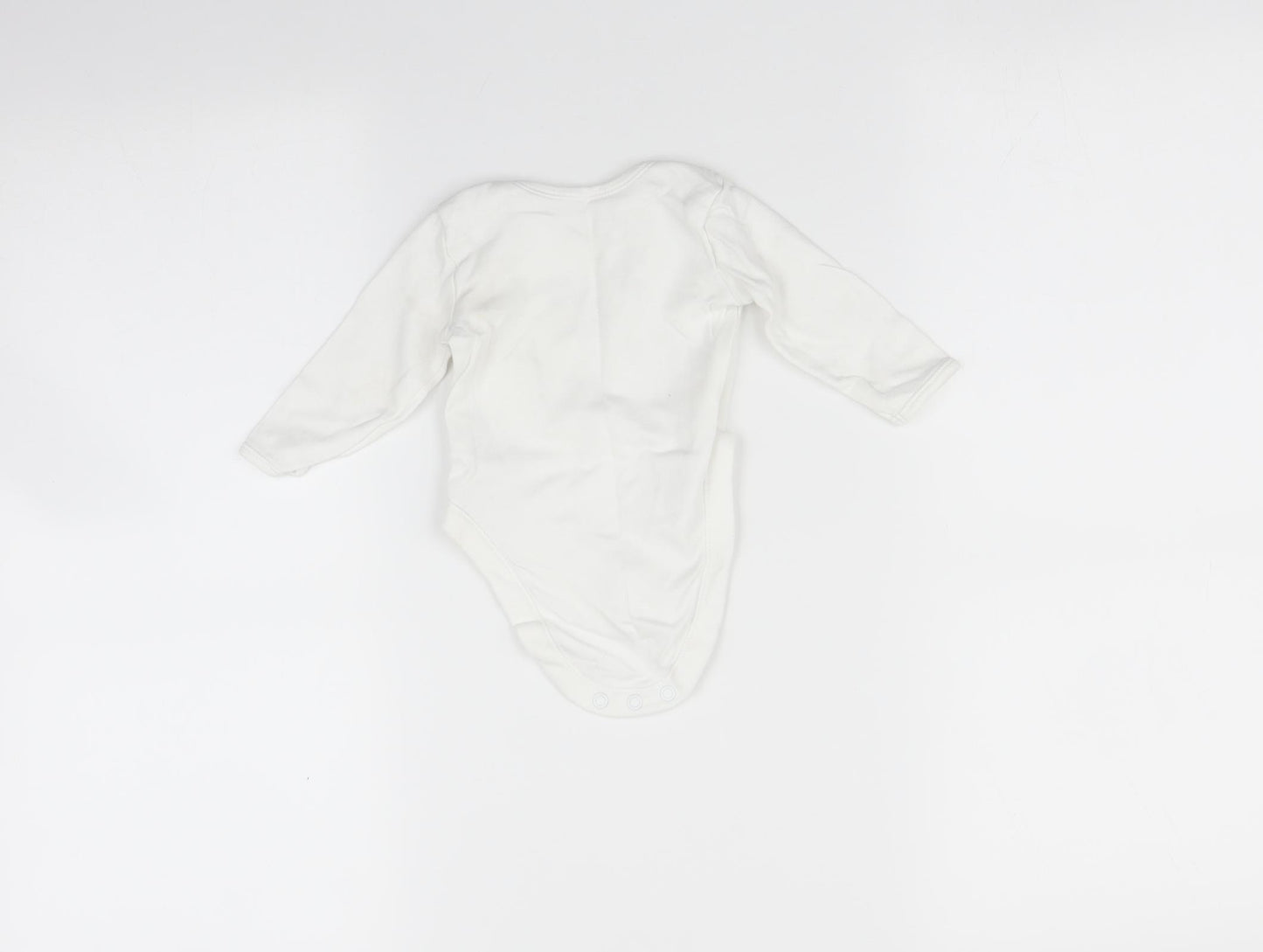 George Baby White   Babygrow One-Piece Size 0-3 Months