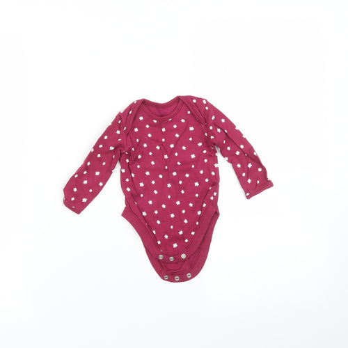 George Baby Purple   Babygrow One-Piece Size 3-6 Months  - Butterfly print