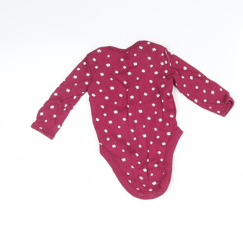 George Baby Purple   Babygrow One-Piece Size 3-6 Months  - Butterfly print