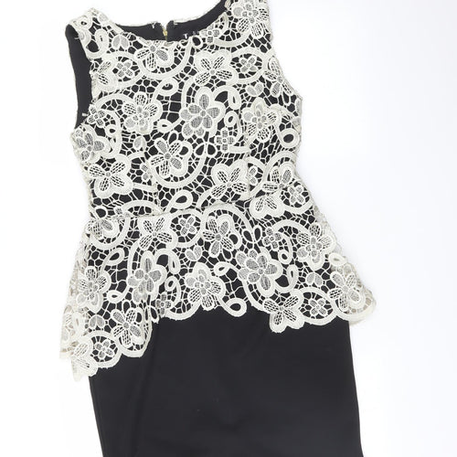 Izabel london Womens Black   Bodycon  Size 10