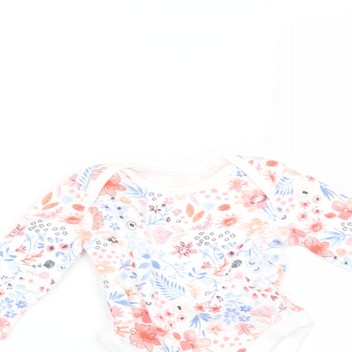 George Baby Multicoloured Floral  Babygrow One-Piece Size 3-6 Months