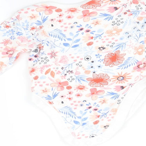 George Baby Multicoloured Floral  Babygrow One-Piece Size 3-6 Months