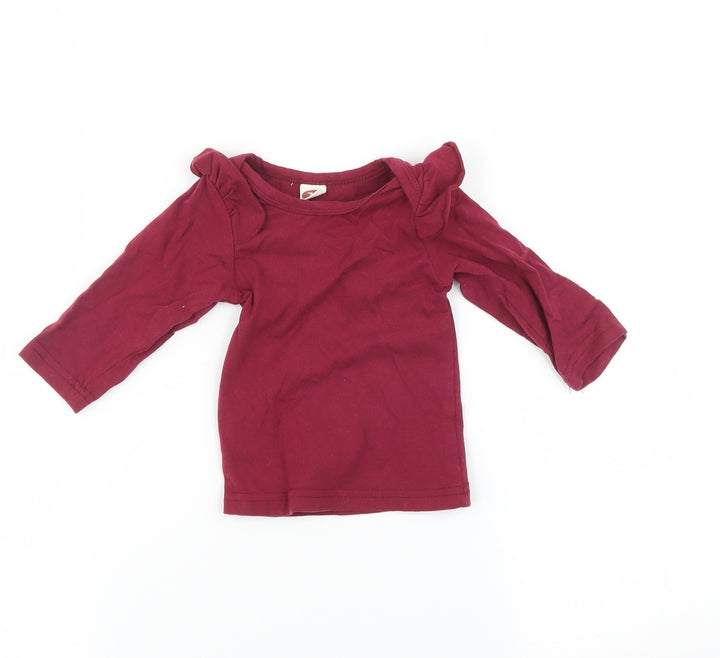 Preworn Baby Purple   Basic T-Shirt Size 3-6 Months