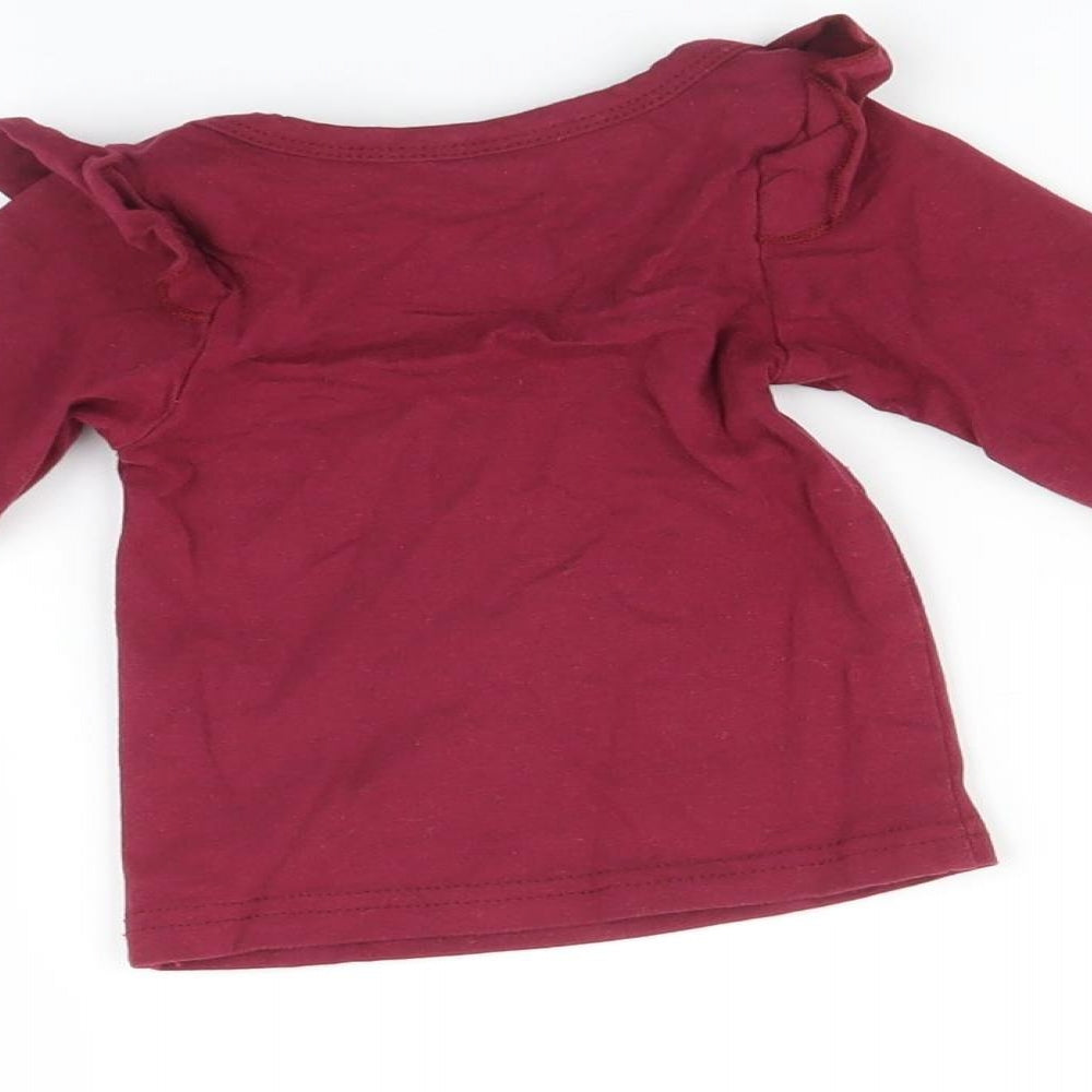 Preworn Baby Purple   Basic T-Shirt Size 3-6 Months