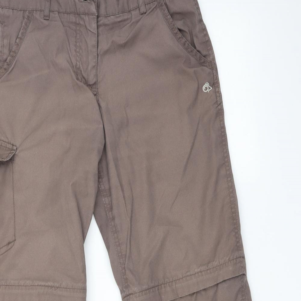 Craghoppers Womens Brown   Trousers  Size 12 L29 in