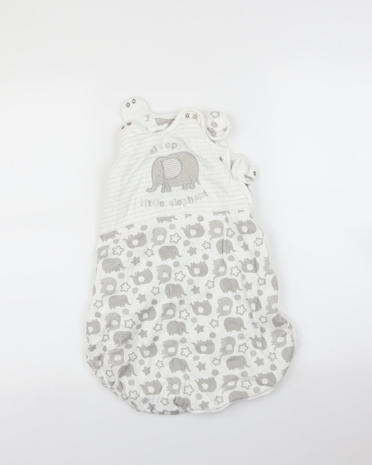 Nutmeg Baby Grey    One-Piece Size 0-3 Months  - Growbag