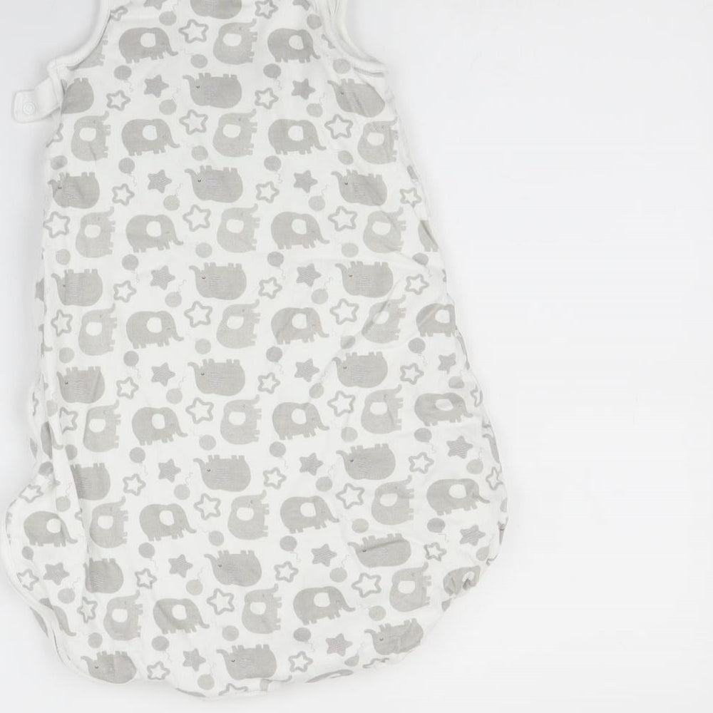 Nutmeg Baby Grey    One-Piece Size 0-3 Months  - Growbag