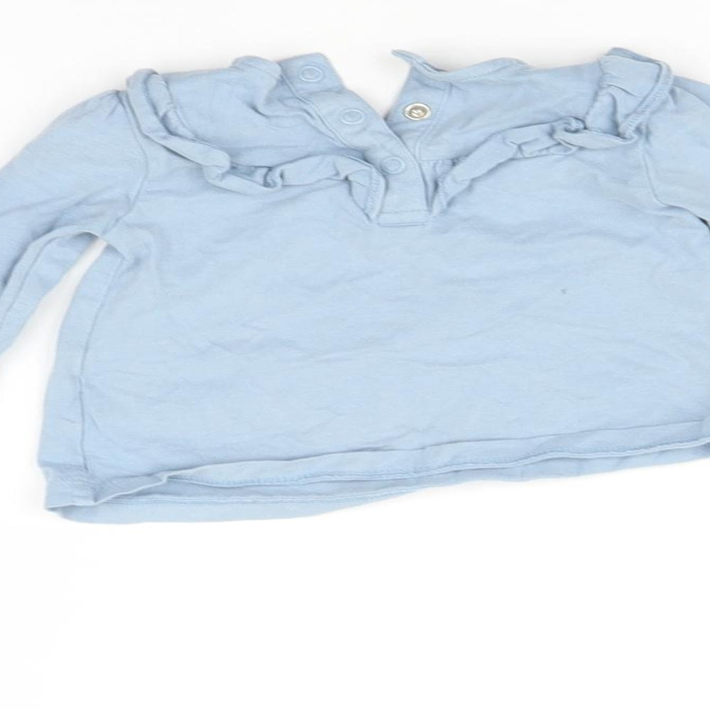 TU Baby Blue   Basic T-Shirt Size 3-6 Months