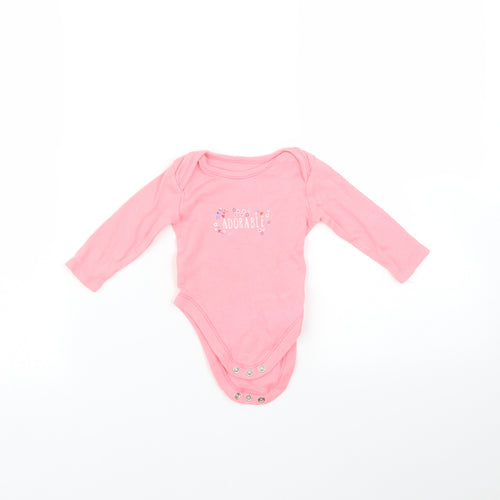 George Baby Pink   Babygrow One-Piece Size 3-6 Months