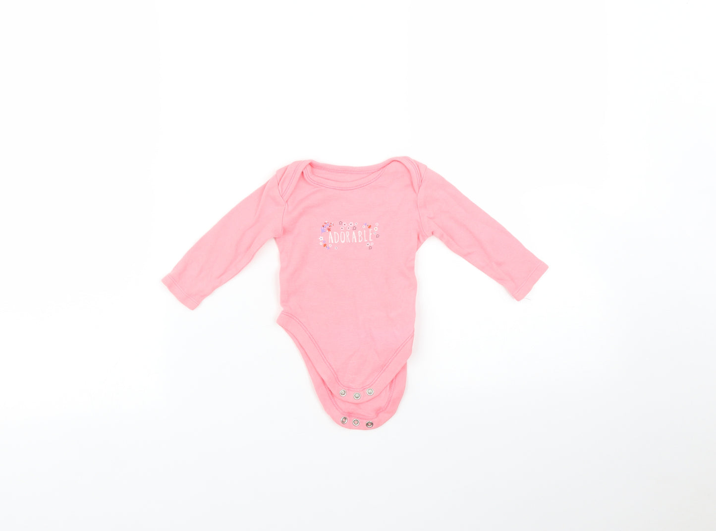 George Baby Pink   Babygrow One-Piece Size 3-6 Months