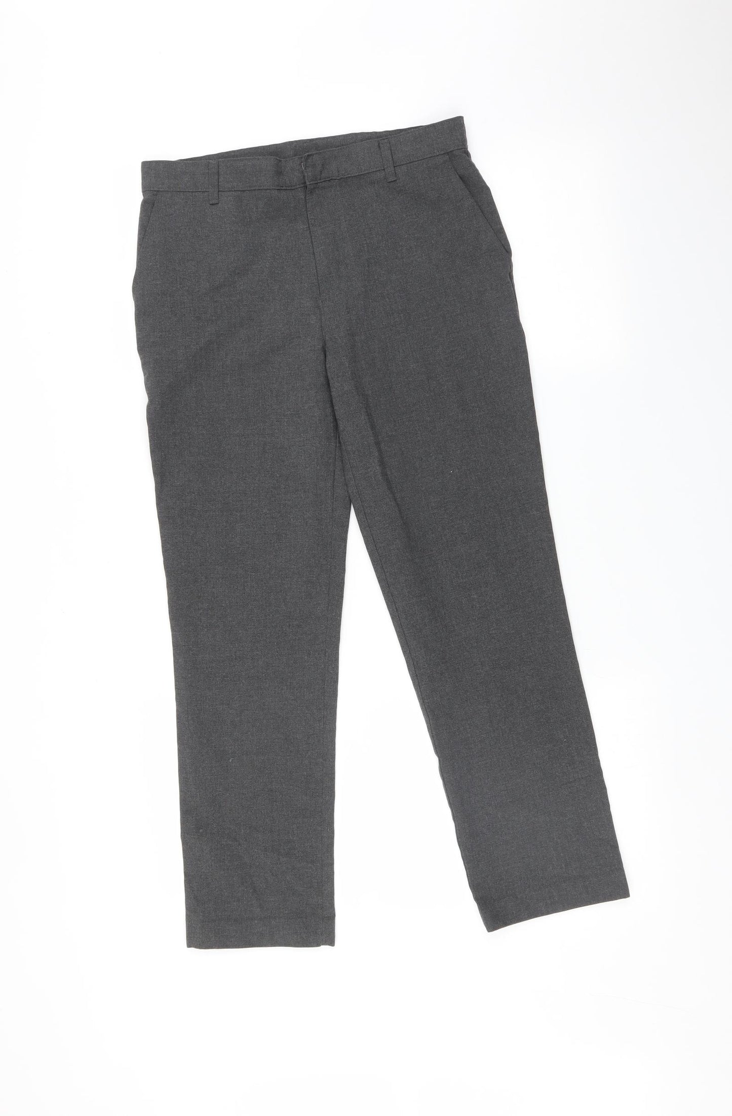 Marks and Spencer Boys Grey    Trousers Size 11-12 Years