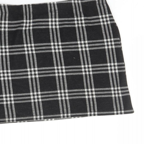 Miss Girls Grey Check  A-Line Skirt Size 12 Years