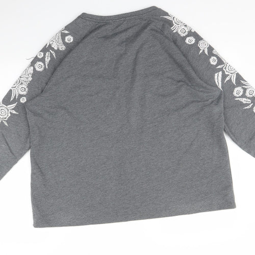 Damart Womens Grey   Pullover Jumper Size L