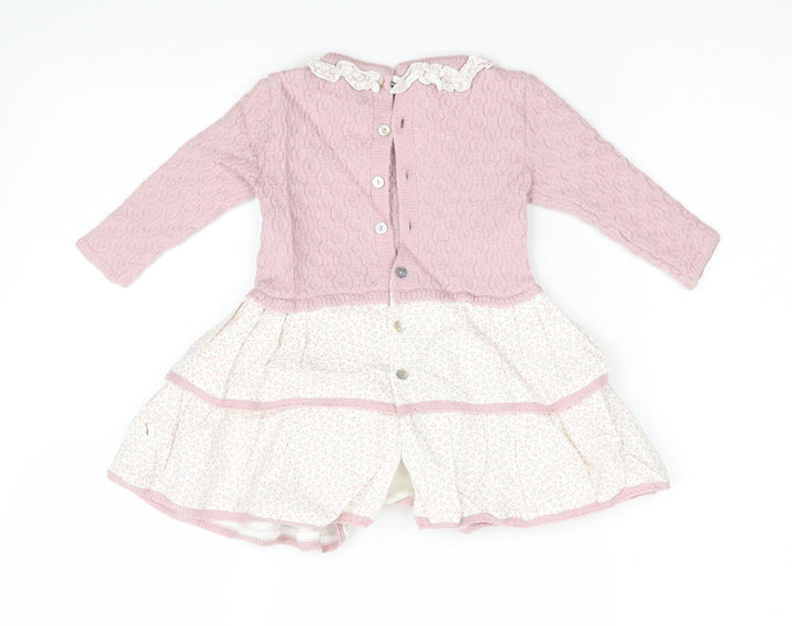 Preworn Girls Grey A-Line