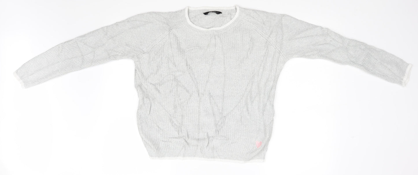 Dorothy Perkins Womens Grey   Pullover Jumper Size 12