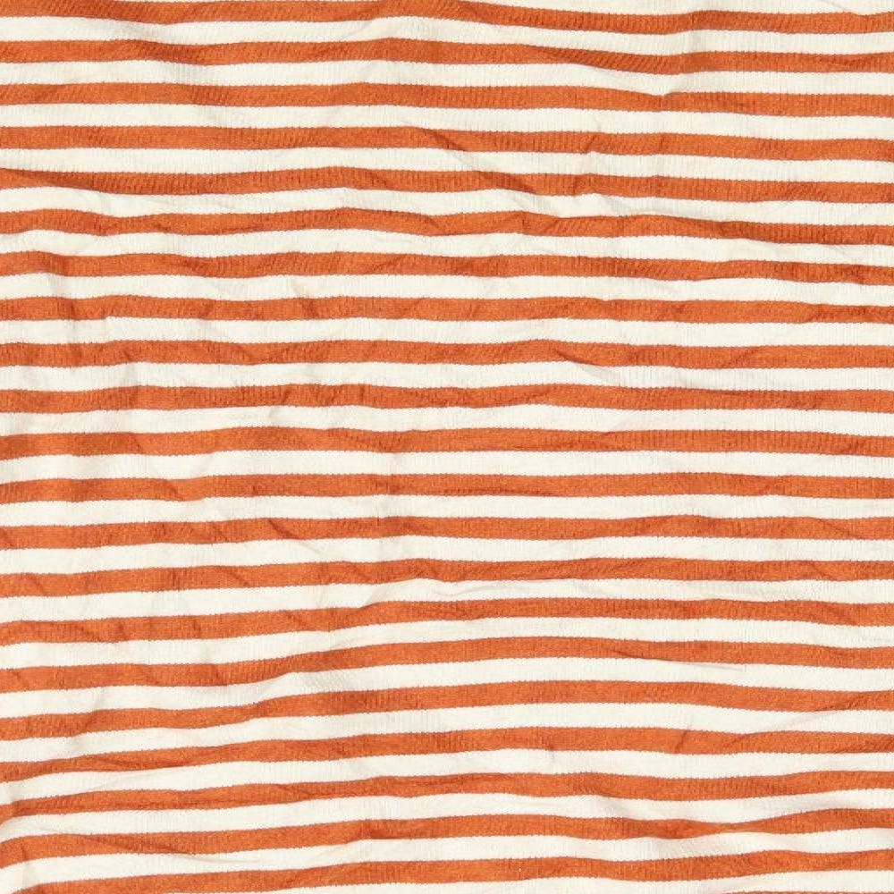 Farah Mens Brown Striped  Pullover Jumper Size XL