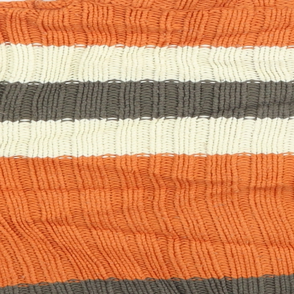Nkd Boys Brown Striped  Full Zip Jumper