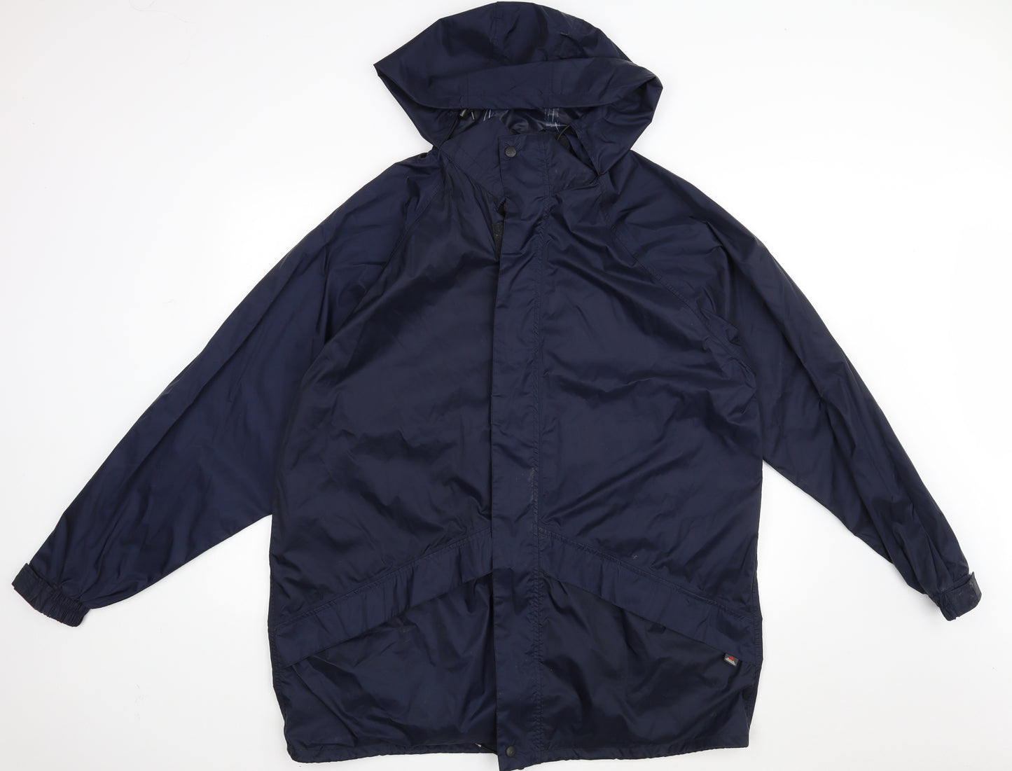 Wynnster Mens Blue   Rain Coat Coat Size XL