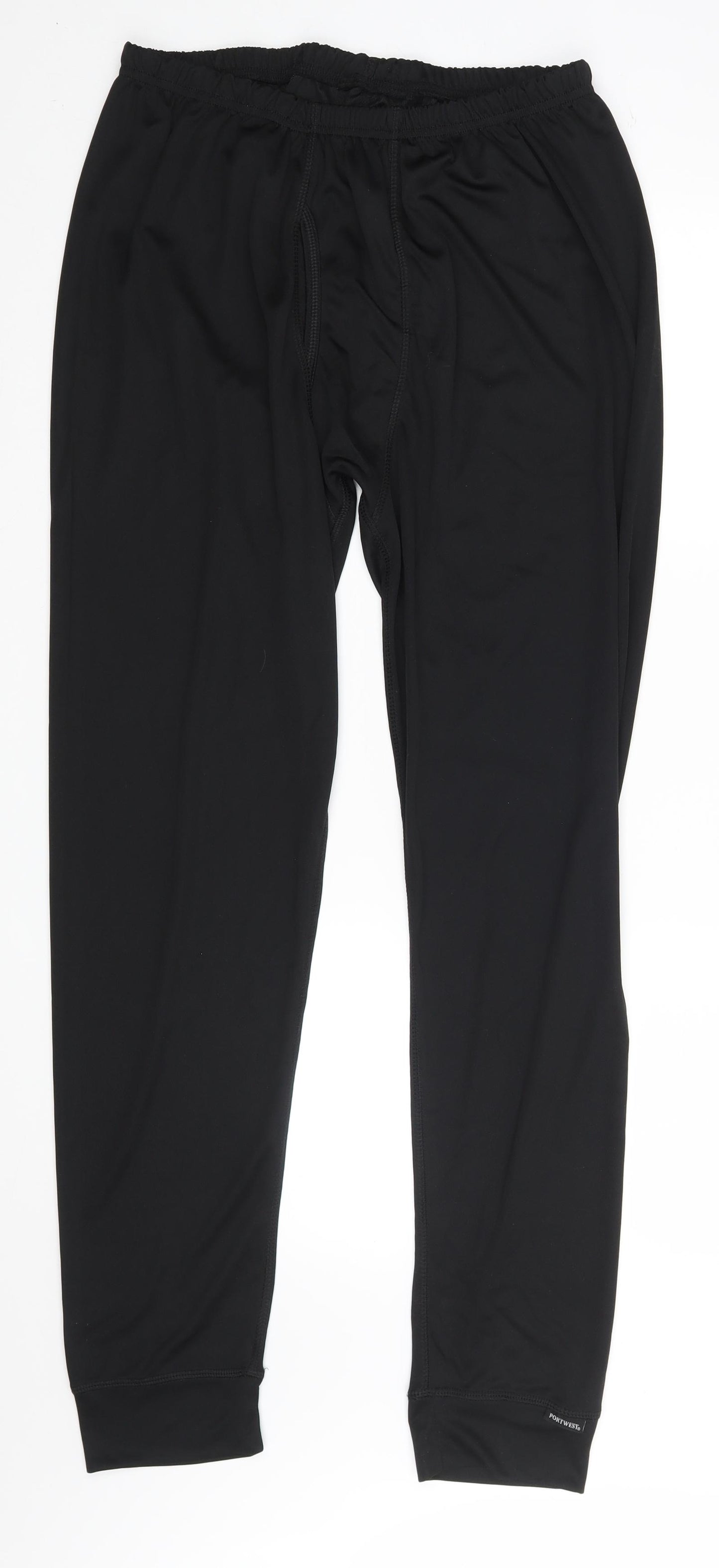 Portwest Mens Black   Sweatpants Trousers Size L L31 in