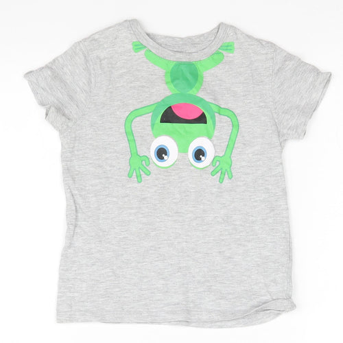 Pep & Co. Boys Grey   Basic T-Shirt Size 2-3 Years  - Frog