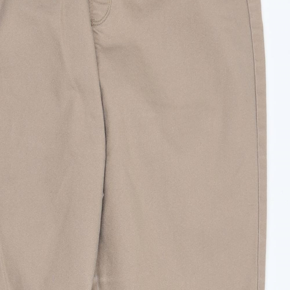 Peacocks Womens Beige   Jegging Trousers Size 14 L27 in