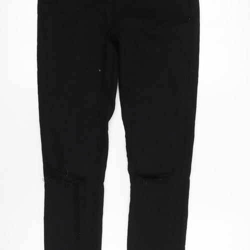 Denim & Co. Womens Black   Skinny Jeans Size 12 L29 in