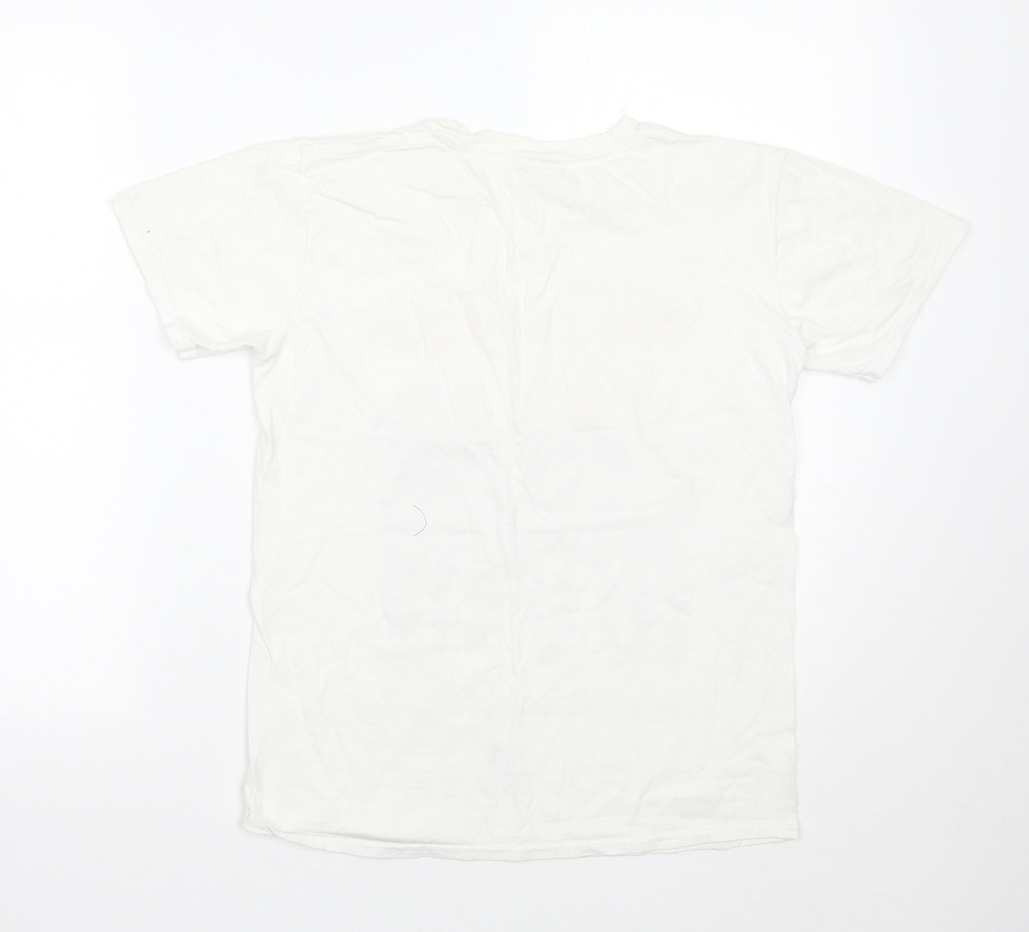 Gildan Womens White   Basic T-Shirt Size S  - one direction