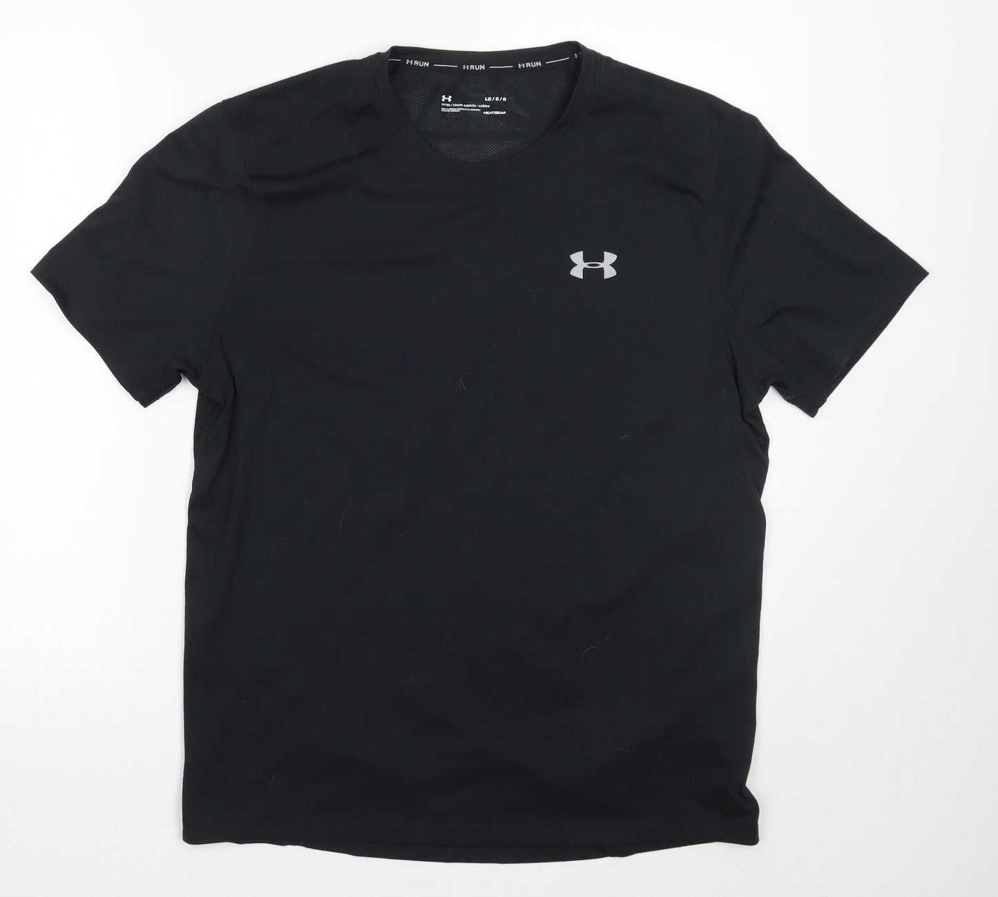 Under armour Mens Black    T-Shirt Size L