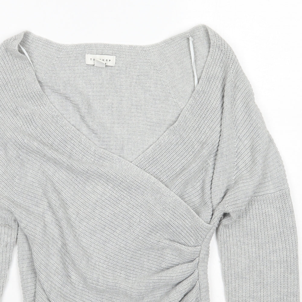 Topshop Womens Grey   Pullover Jumper Size 8