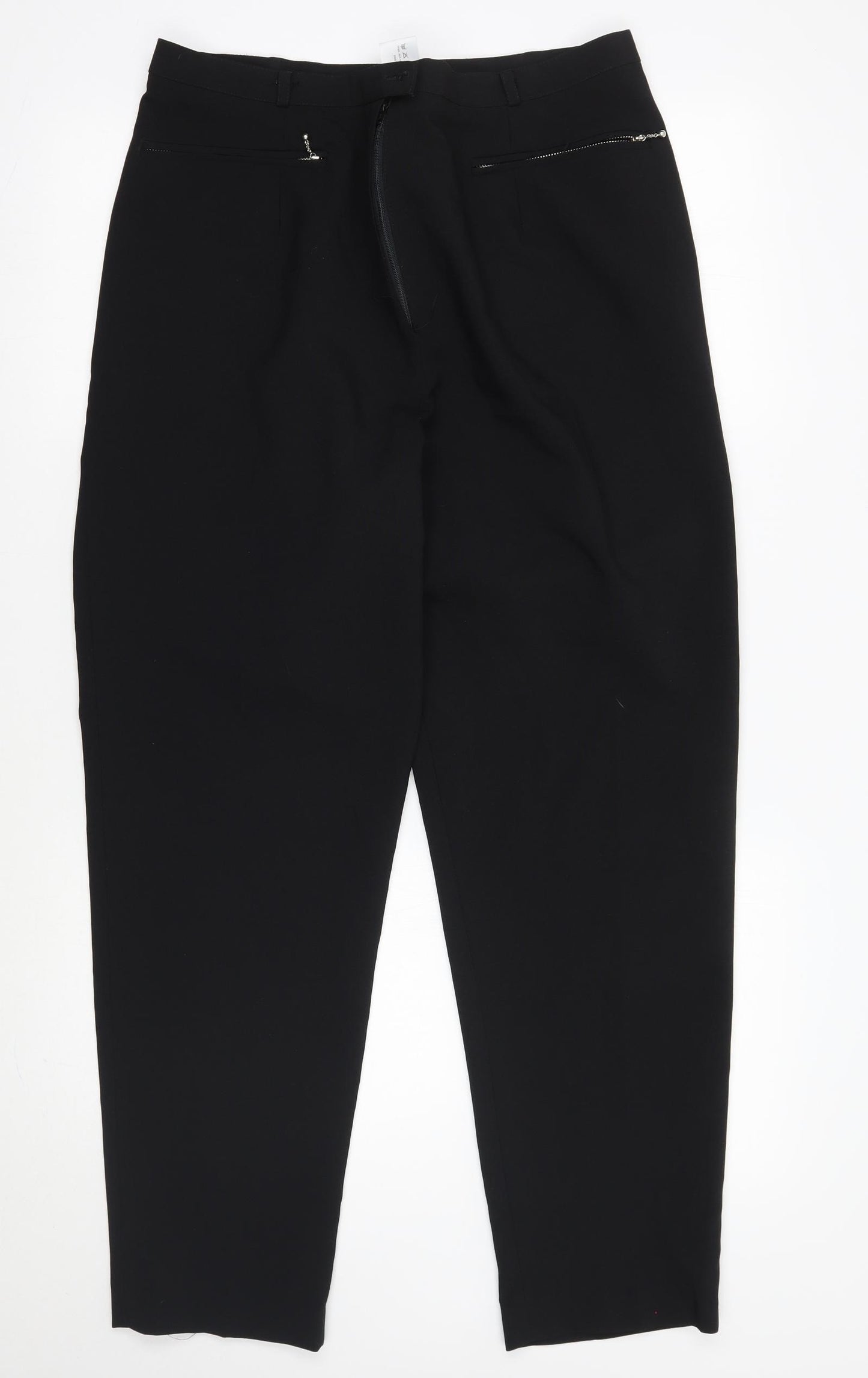 essence Womens Black   Trousers  Size 16 L29 in